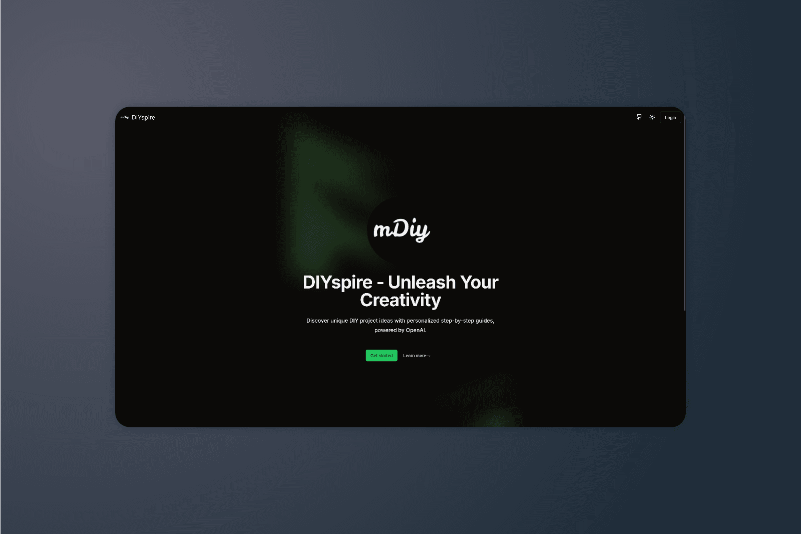 DIYSPIRE website preview